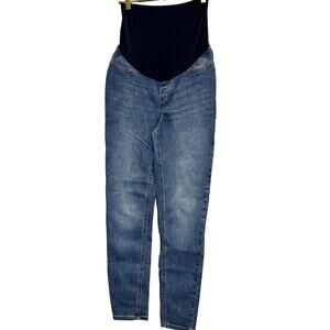 Seraphine – “Kai” Maternity Overbump Skinny Jeans (Light Blue) – 2